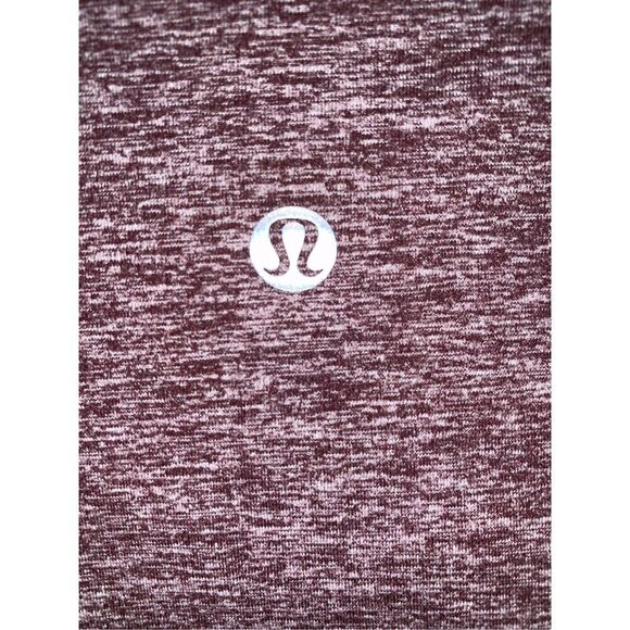 Lululemon Always Alert 1/2 Zip in Heathered Garnet - Picture 10 of 14